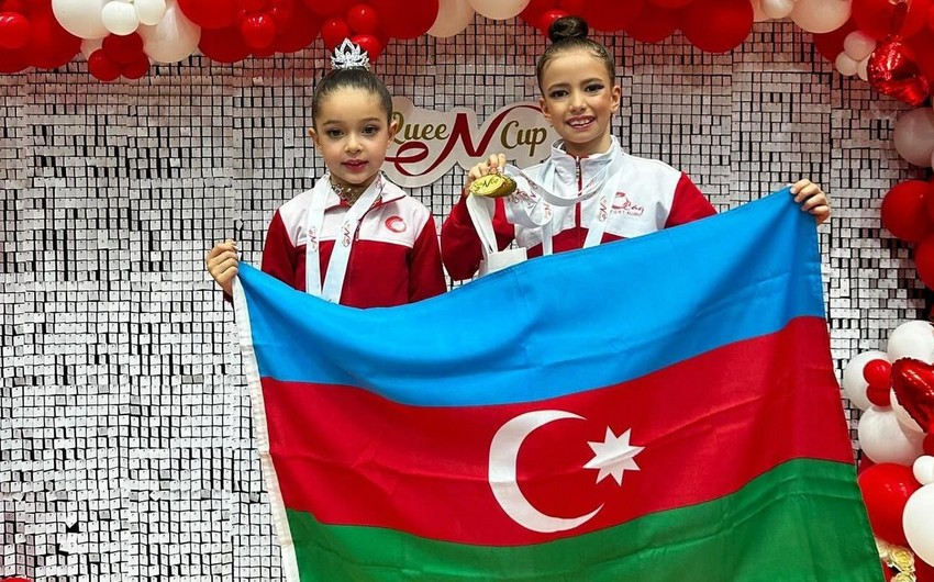 Gimnastlarımız &ldquo;Queen Cup&rdquo; turnirində 10 medal qazanıblar